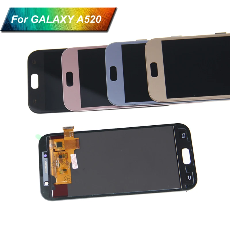 Оригинальный 5 2 &quotЖК дисплей для SAMSUNG Galaxy A5 2017 сенсорный экран дигитайзер A520 A520F SM