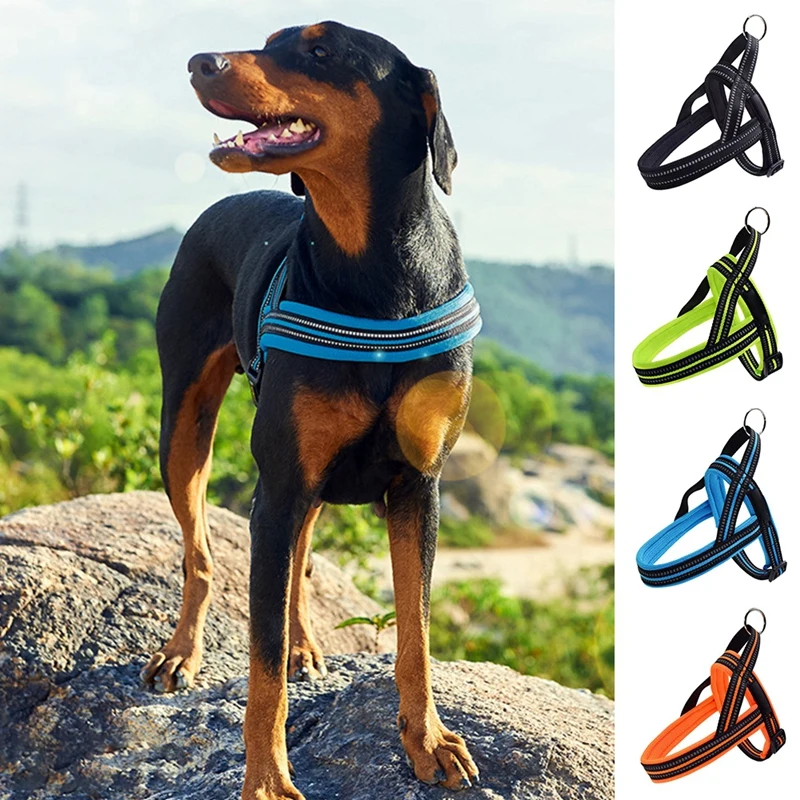 Светоотражающий собачий ошейник поводок для маленьких средних и больших собак