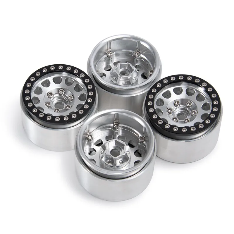 

1.9 inch metal wheel Truck Rims Wheels w/ hubs For RC Crawler SCX10 overall thickness 35mm