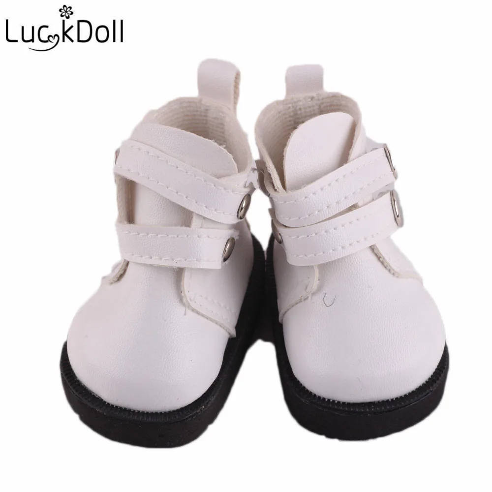 LUCKDOLL 5 видов сапог подходит 18 дюймов Американский 43 см Детские аксессуары для кукол, игрушки для девочек, поколение, подарок на день рождения