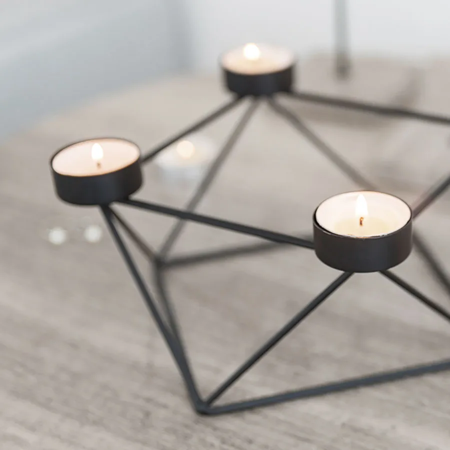 Скандинавские геометрические металлические фонарики металлическая железная