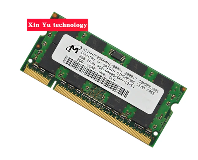 Пожизненная гарантия на ноутбук Micron DDR2 2 ГБ 800 МГц память для ноутбука DDR 2G