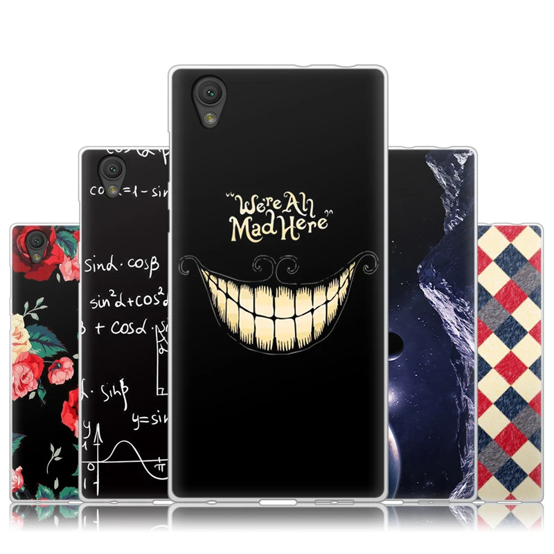 JURCHEN Роскошные УФ чехлы для телефонов с принтом для sony Xperia L1 чехол G3312 G3313 G3311 двойной чехол для sony Xperia L1 чехол силиконовый B