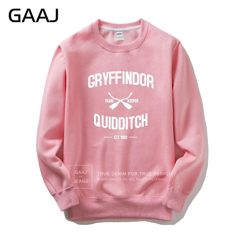 "Gryffindor Quidditch Team" Мужская и Женская толстовка с принтом популярная новая брендовая одежда с капюшоном для катания на коньках высокое качество толстовка#372R8