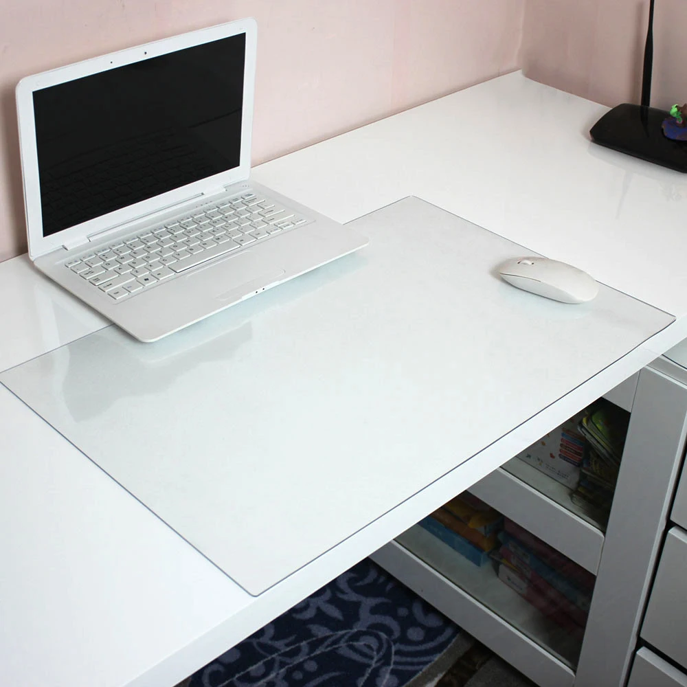 

FOR 600x400mm Transparent Desk Mouse Pad Waterproof Anti-Slip Gaming Laptop Keyboard Mice Mat For Macbook Dell HP Laptop iPad
