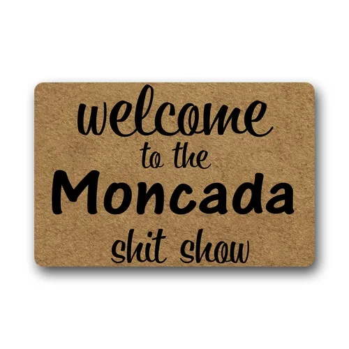 

Non-Slip Doormat "welcome to the shit " Personalized Door Mat with name