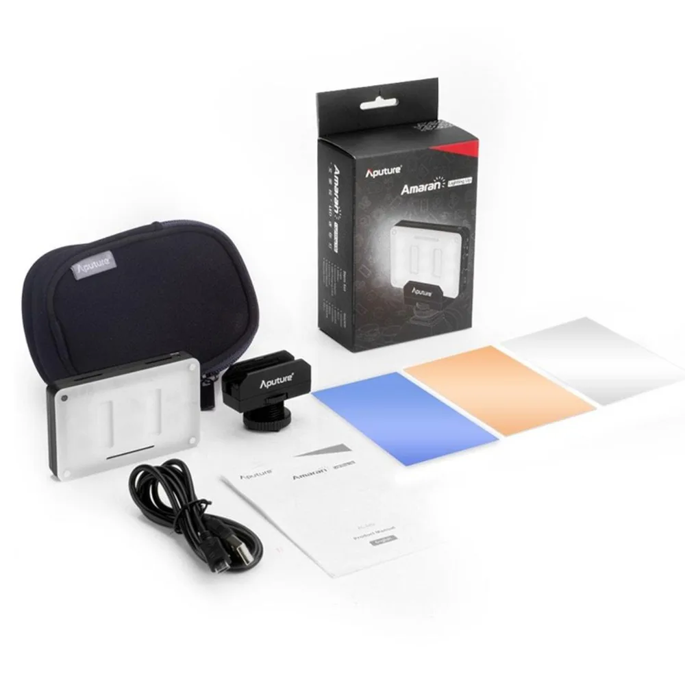 Aputure карманный светодиодный заполнения освещение на Камера со штативом