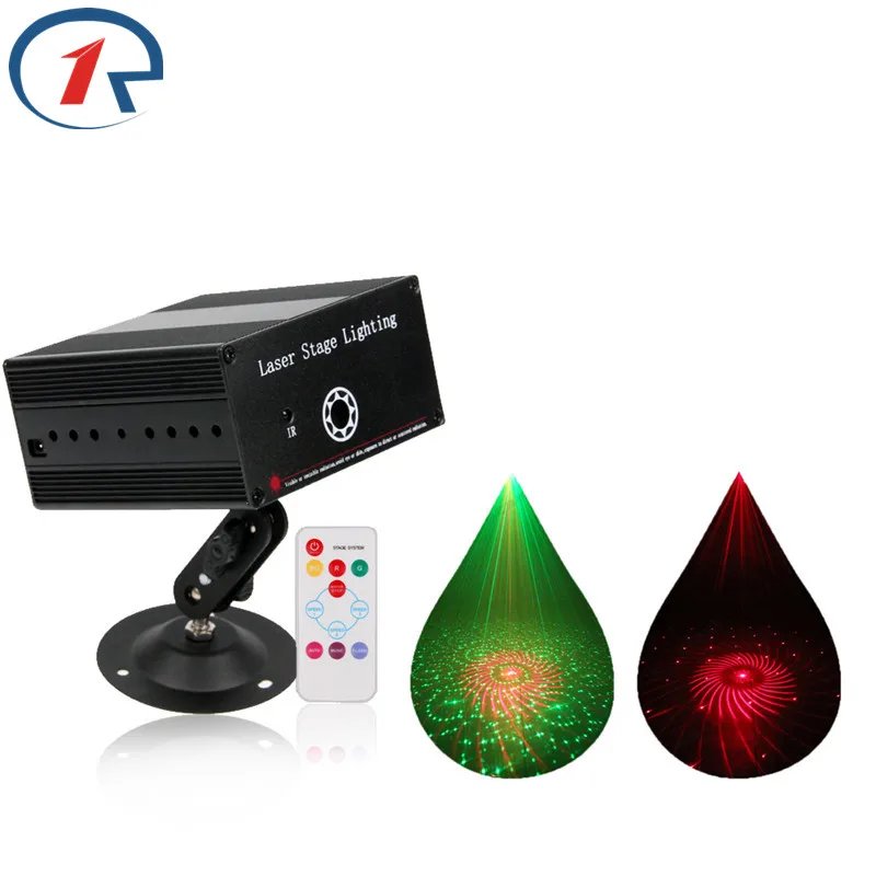 

ZjRight laser Projector stage light IR Remote Red Green laser projector lamp gala party bar ktv DJ disco Xmas laser effect light