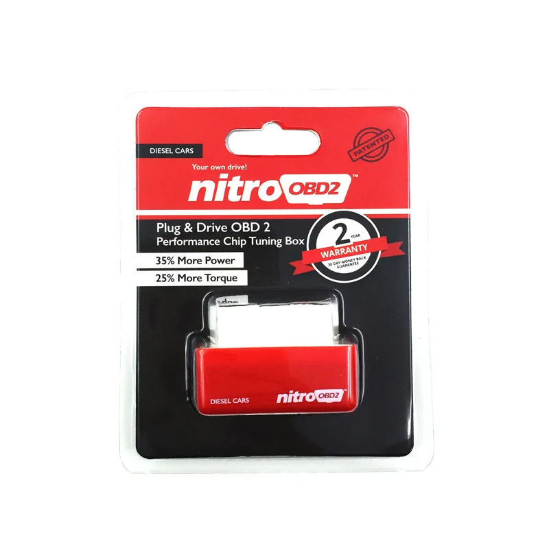 Штепсельный и приводной чип-тюнинг Nitro OBD2 для дизельных автомобилей с гарантией 1