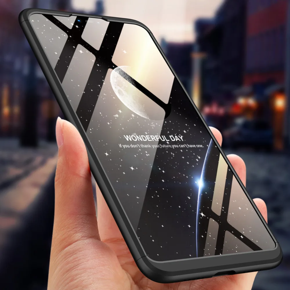 Чехол с полной защитой на 360 градусов для Xiaomi Mi 8 Lite задняя крышка противоударный