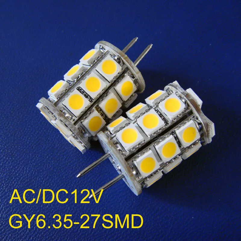 Высокое качество 12VAC/DC 5050 GY6.35 светодиодный свет, G6 Светодиодный лампа, светодиодный gy6 светодиодные лампы 12 v 10 шт./лот