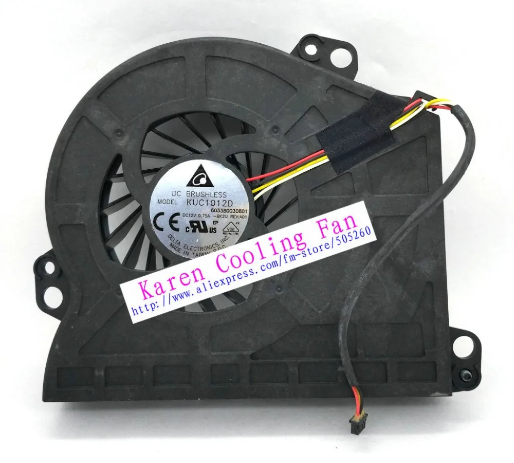 

KUC1012D BK2U 12V 0.75A 6033B0030401 AVC BASA1225R2H 0.50A Computer turbo cooling fan