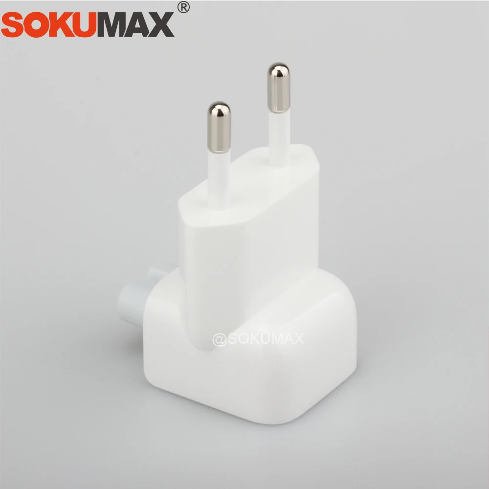 SOKUMAX оригинальный евро контактный разъем AC утка головка для iPad Air Pro 10 Вт 12 MacBook