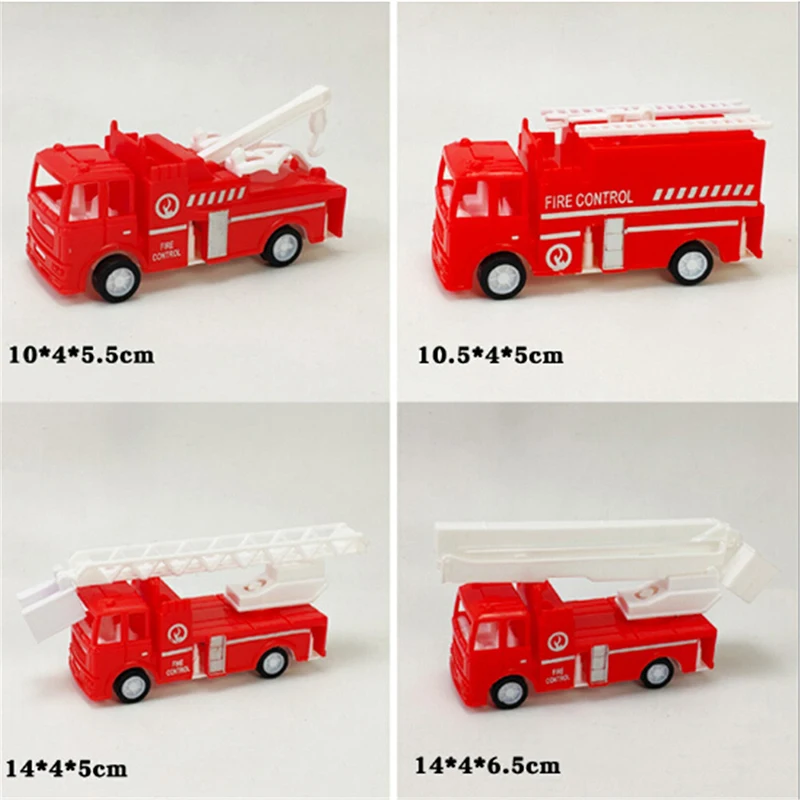 

1PC CarFire Fighting Truck Diecast Sprinkler Fire Engines Toys For Children Fire Engine Truck Diecast Model Rotatable Fire Truck