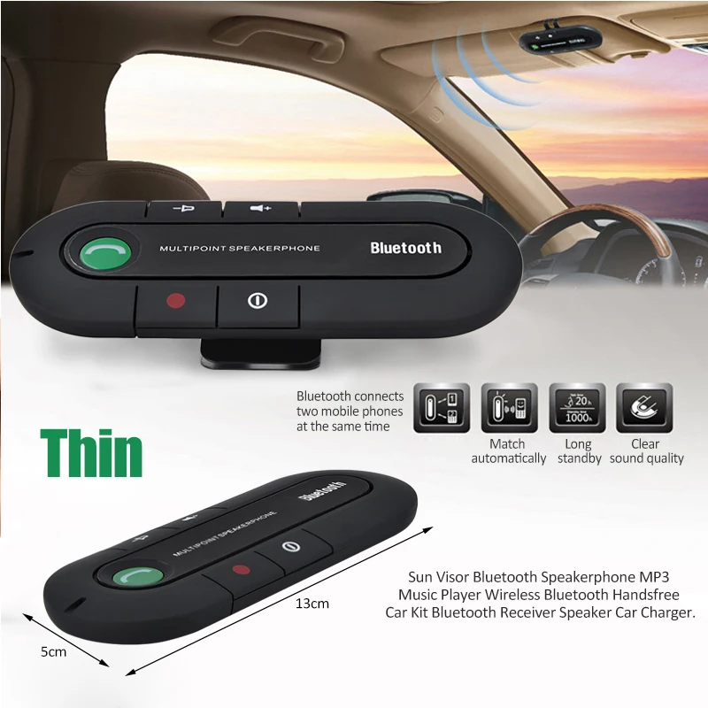 Bluetooth V3.0 BT850 Громкая связь динамик телефон колонки в автомобильный комплект