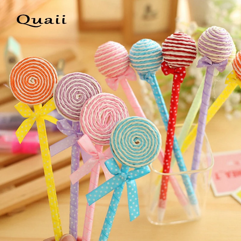 QUAII шариковая ручка в виде леденца kawaii письменные принадлежности прекрасный