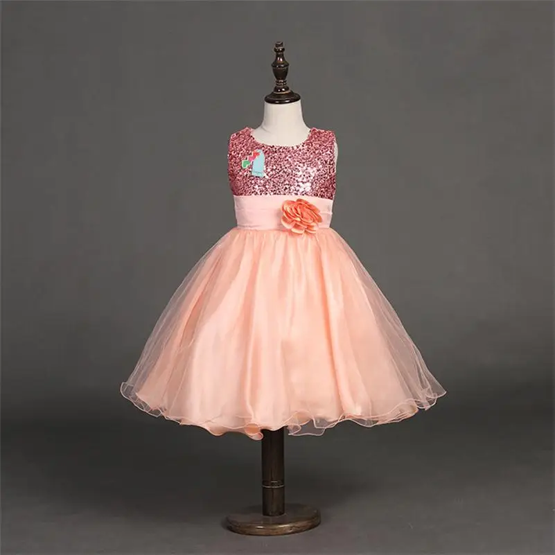 Летние Дети Девушки Платья Прекрасный Ребенок Бальное платье Платье Ребенка