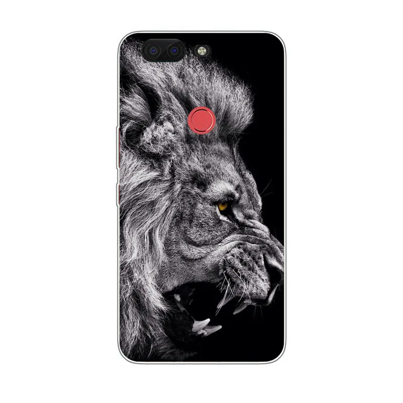 Чехол Infinix Zero 5X603 мягкий чехол из ТПУ С Рисунком Тигра льва для телефона защитный |