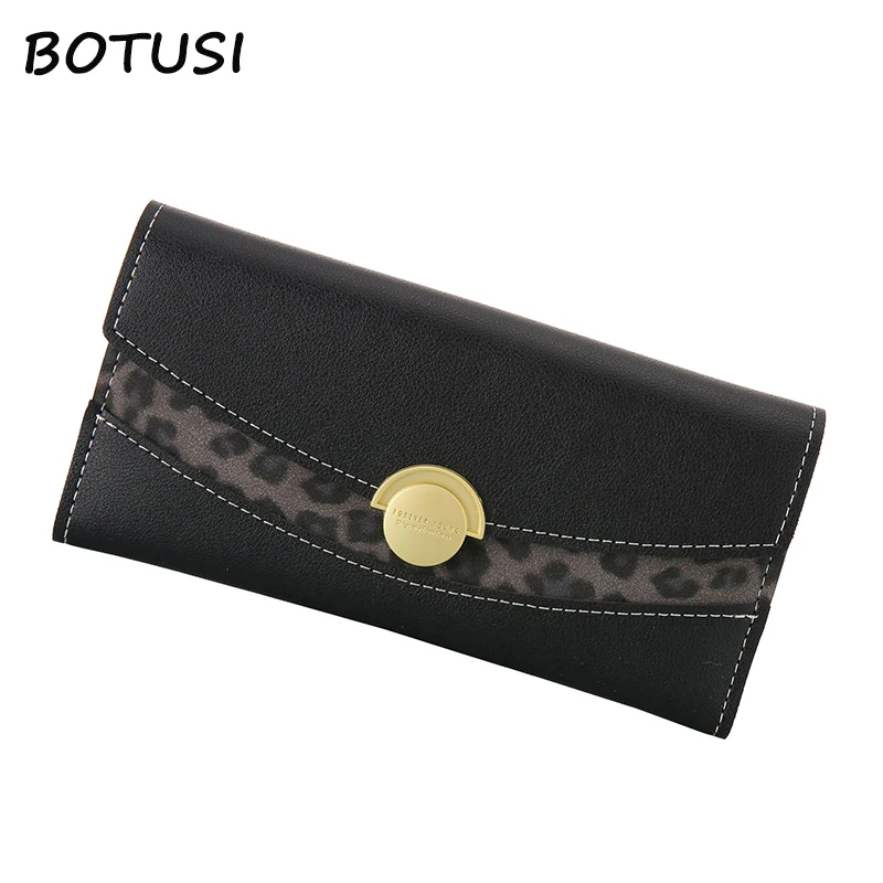 

Кошелек BOTUSI женский из искусственной кожи, с леопардовым принтом