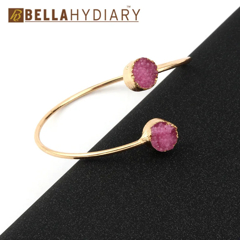 Bijoux, европейские Винтажные Ювелирные изделия, геометрические, круглые, полимерные, ассиметричные, на руку, манжета, регулируемый браслет для женщин, браслеты Bileklik