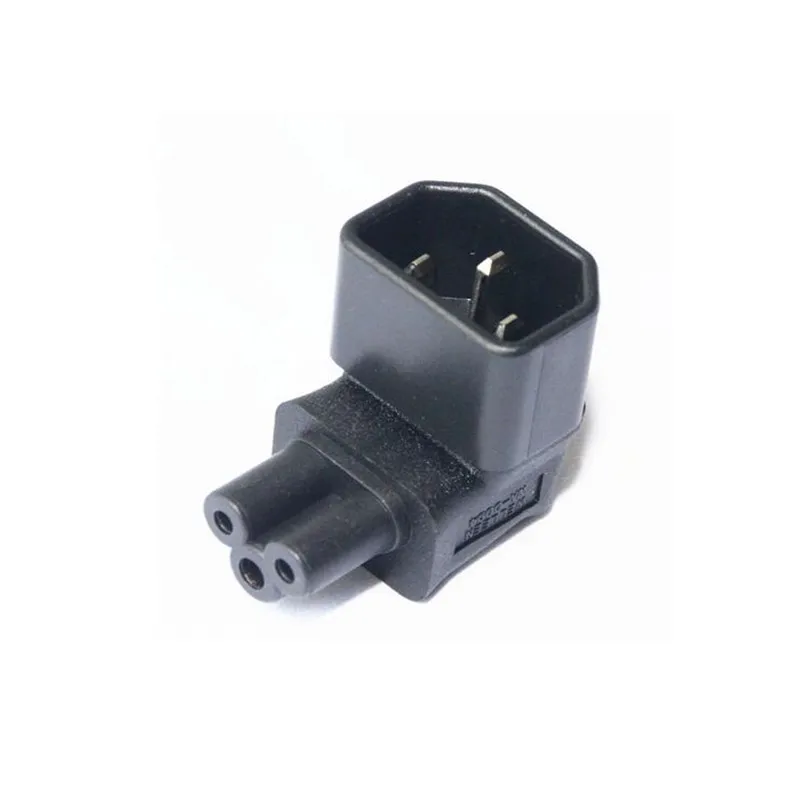 Угловой разъем адаптера питания для ноутбука LBSC IEC 320 C14 на C5 мама|c14 to c5|iec c14iec |