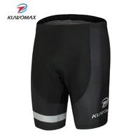 kuwomax hot sale unisex black bicycle cycling comfortable underwear sponge gel 3d padded bike short pants cycling shorts