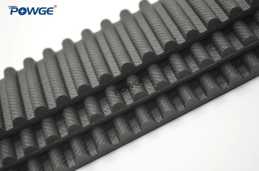 Ремень синхронный POWGE Arc Tooth HTD 8M с шириной 5120/5760/20/30/40 мм зубцы 640 720 резиновый ремень