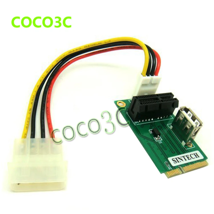 Mini PCIe To PCI-e x1 slots adapter PCI express riser card test tool for Sound Card Network graphics | Компьютеры и офис