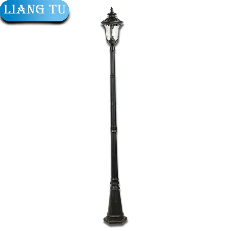 Courtyard Street Light Outdoor Waterproof European High and Thick Post Lamp Old Style Road Light Outdoor Led Lamp