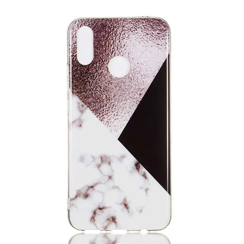 HEMASOLY Marble Case For Huawei Nova 3i P Smart Plus Silicone Luxury Pattern Soft TPU Back Cover |