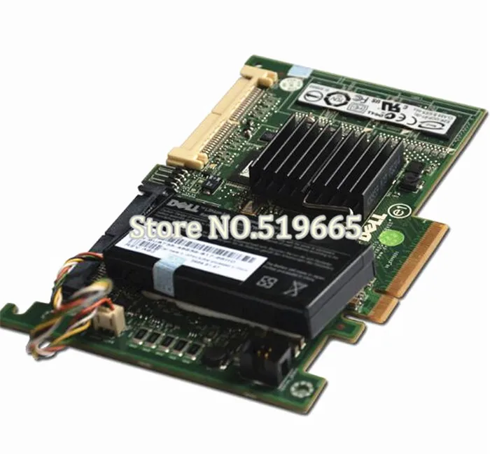Высокое качество R710 R610 1950 R900 PERC 6I 6i RAID контроллер карты PCI-E с 256M аккумулятор ram для Dell