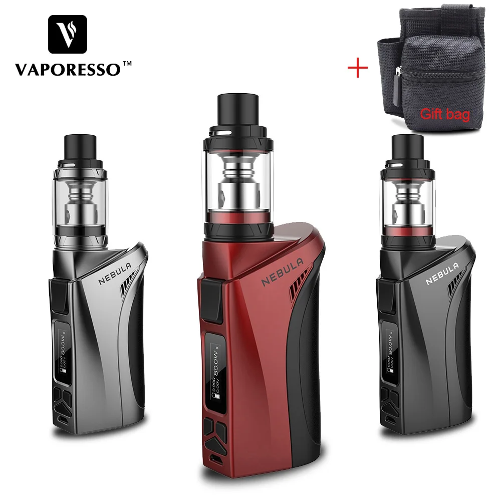 Оригинальный 100 Вт vaporesso Туманность тк кит с поле mod 4 мл веко плюс емкость