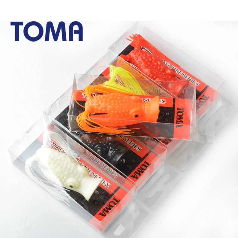 Приманка рыболовная TOMA в виде лягушки 60 мм 15 г|soft baits|lure soft baitfrog fishing lure |