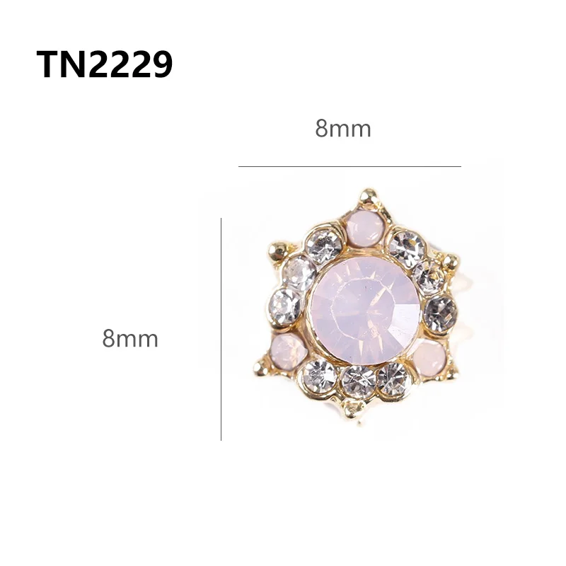 Blueness 10 шт./лот 3D блестящие стразы украшения для ногтей круглые принадлежности