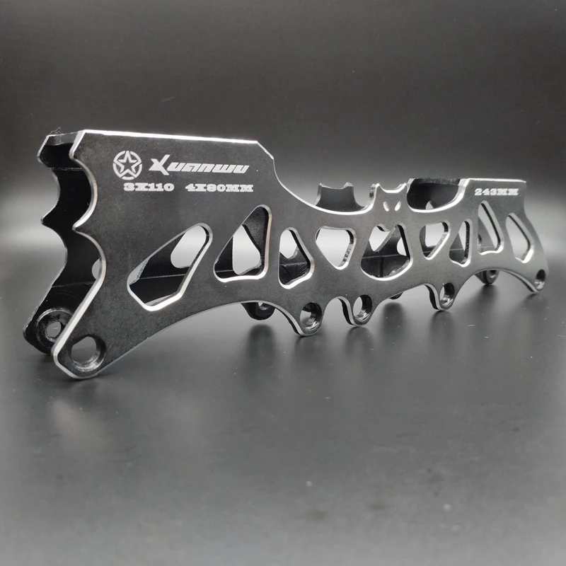 Бесплатная доставка рамка для роликов 243 мм летучей мыши 3*110|roller skate frame|skate frameframe |