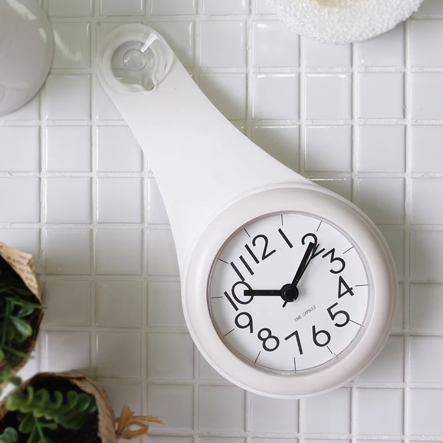 Декоративные настенные часы для ванной комнаты домашний декор самоклеющиеся