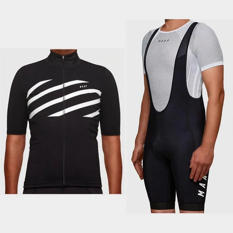 4 MTB camisa de ciclismo Team MAAP, летние комплекты из Джерси с коротким рукавом для велоспорта и гоночных велосипедных шорт, Мужская одежда для велоспорта, костюм - Цвет: 4