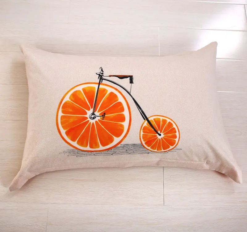 Хлопковый комплект Постельные принадлежности оранжевый Велосипедный Спорт
