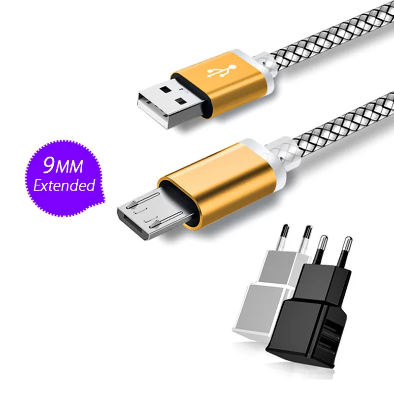 9 мм Длинный соединительный кабель зарядного устройства микро usb для Oukitel K10000 Pro C8