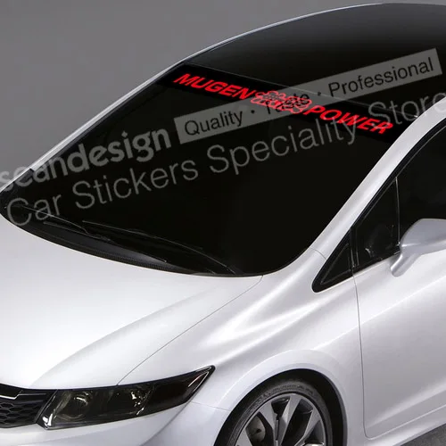Наклейка на лобовое стекло для Honda Mugen Power Type A NSX FIT Accord S2000 CIVIC|for honda|windshield stickersstickers