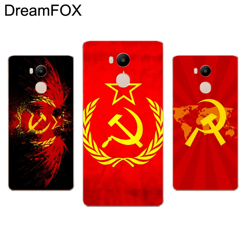 DREAMFOX M137 Мягкий силиконовый чехол из ТПУ с национальным флагом в советском стиле