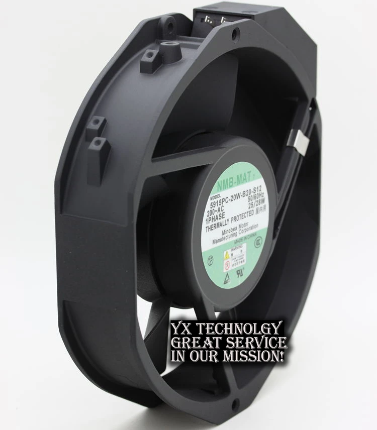 New 5915PC-20W-B20-S12 17238 200V Full Metal Jacket fan blade temperature for NMB 172*172*38mm | Компьютеры и офис