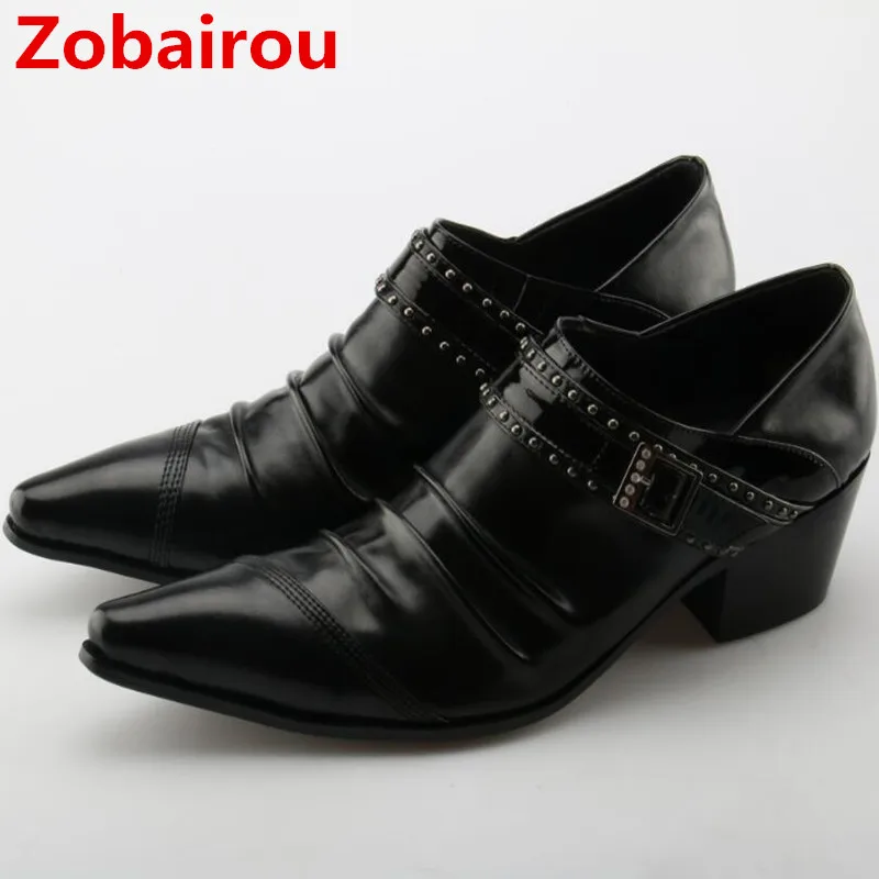 Мужские крокодиловые туфли на высоком каблуке из натуральной кожи|shoes brand|shoes forshoes