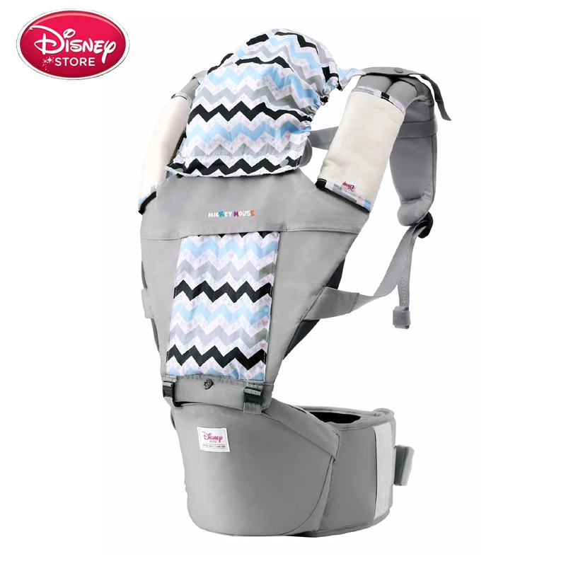 Disney Baby Carrier Слинг новорожденных Мягкие младенческие рюкзаки обёрточная бумага дышащая обёрточная бумага рождения удобный уход за ребенком - Цвет: grey