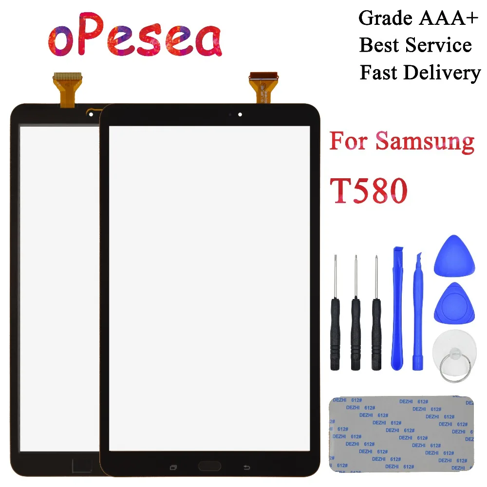 OPesea 10 1 ''для Samsung Galaxy Tab A T580 T585 SM сенсорный экран дигитайзер передняя панель