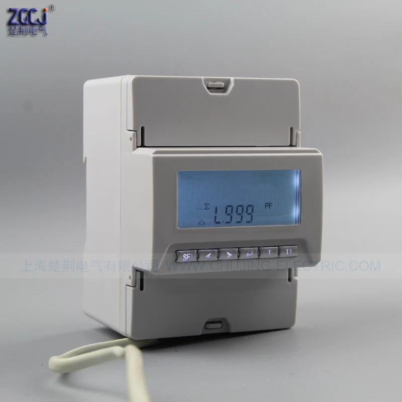 CJ-3DDY ЖК-дисплей AC 0-100A 450V 3 фазы din Многофункциональный измеритель с RS485 связь с 100A CT трансформаторы тока