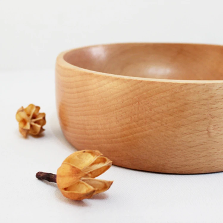 Экологическая креативная бревенчатая посуда с ручкой Высококачественная