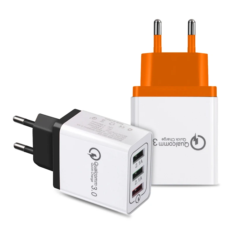 Зарядное устройство с несколькими USB портами QC 3 0 быстрая зарядка 18 Вт|Зарядные