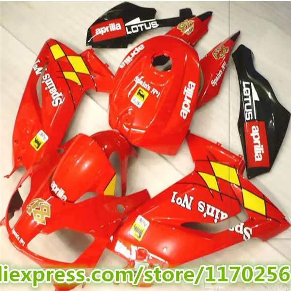 Комплект обтекателей для формовки Bo Aprilia RS125 06 07 08 09 10 11 RS 125 2006 2010 2011 комплект