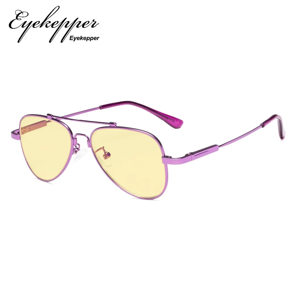 TMK1801 Eyekepper анти синие легкие очки для детей компьютера Pilot style оправа с эффектом